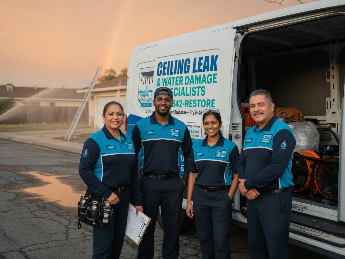 Ceiling Leak Cleanup company in Cuney, TX